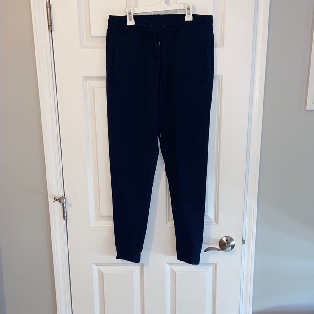 Blue Slim Fit Joggers Sweatpants